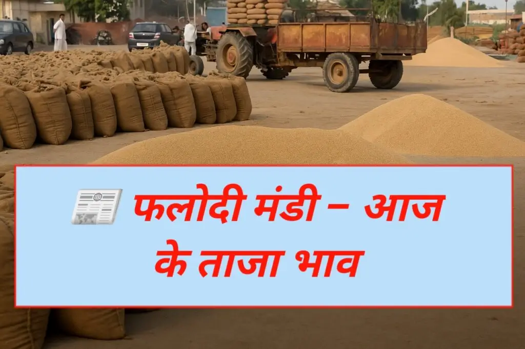 📰 फलोदी मंडी – आज के ताजा भाव